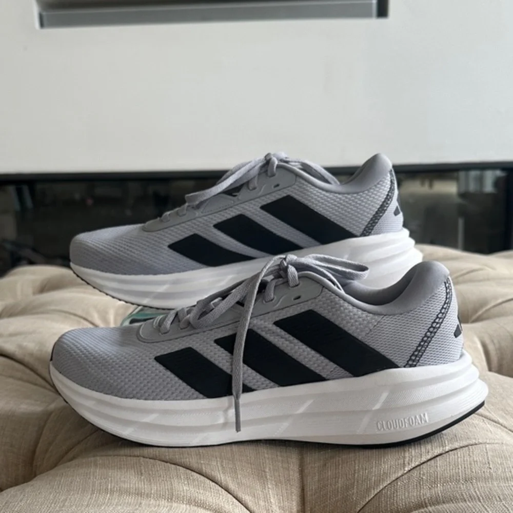 adidas Gray and Black Athletic Shoes
